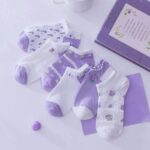 جوراب مچی ترکیبی طرح دار کد ۱۱